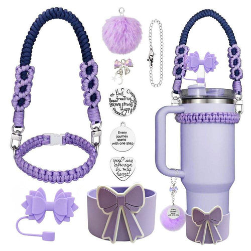 Casa Bow Tumbler Bottle & Charms Set