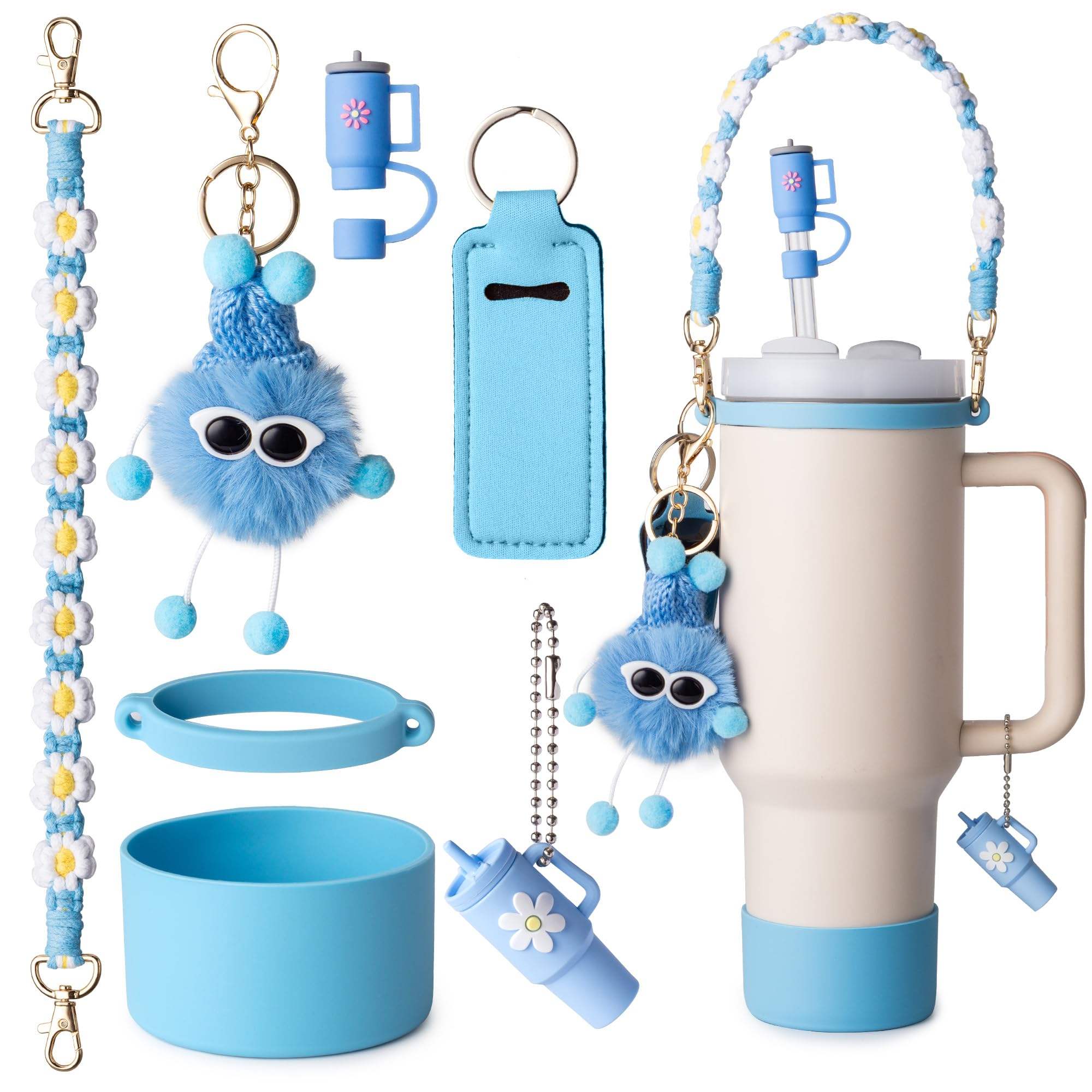 Dreamy Fluff Tumbler Bottle & Charms Set
