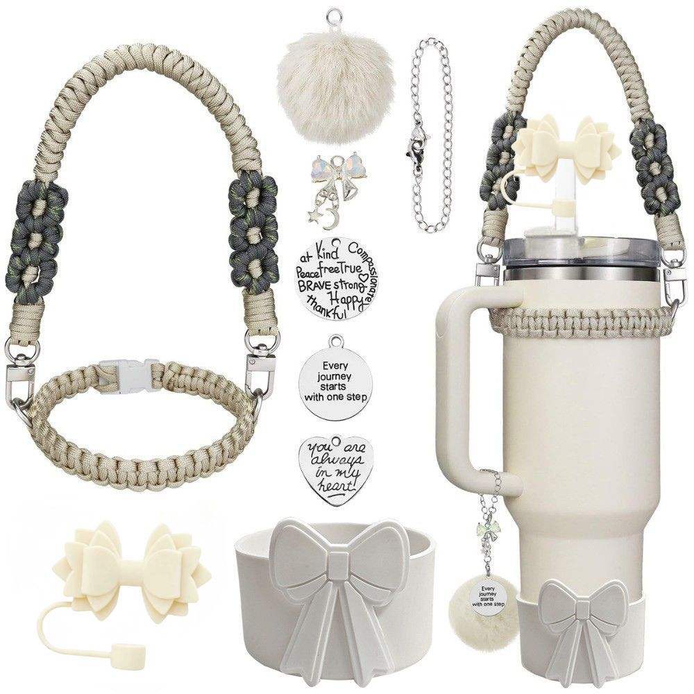 Casa Bow Tumbler Bottle & Charms Set