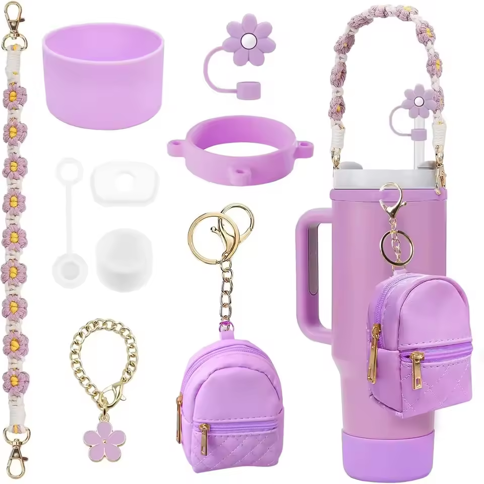 Mini Backpack Tumbler Bottle & Charms Set