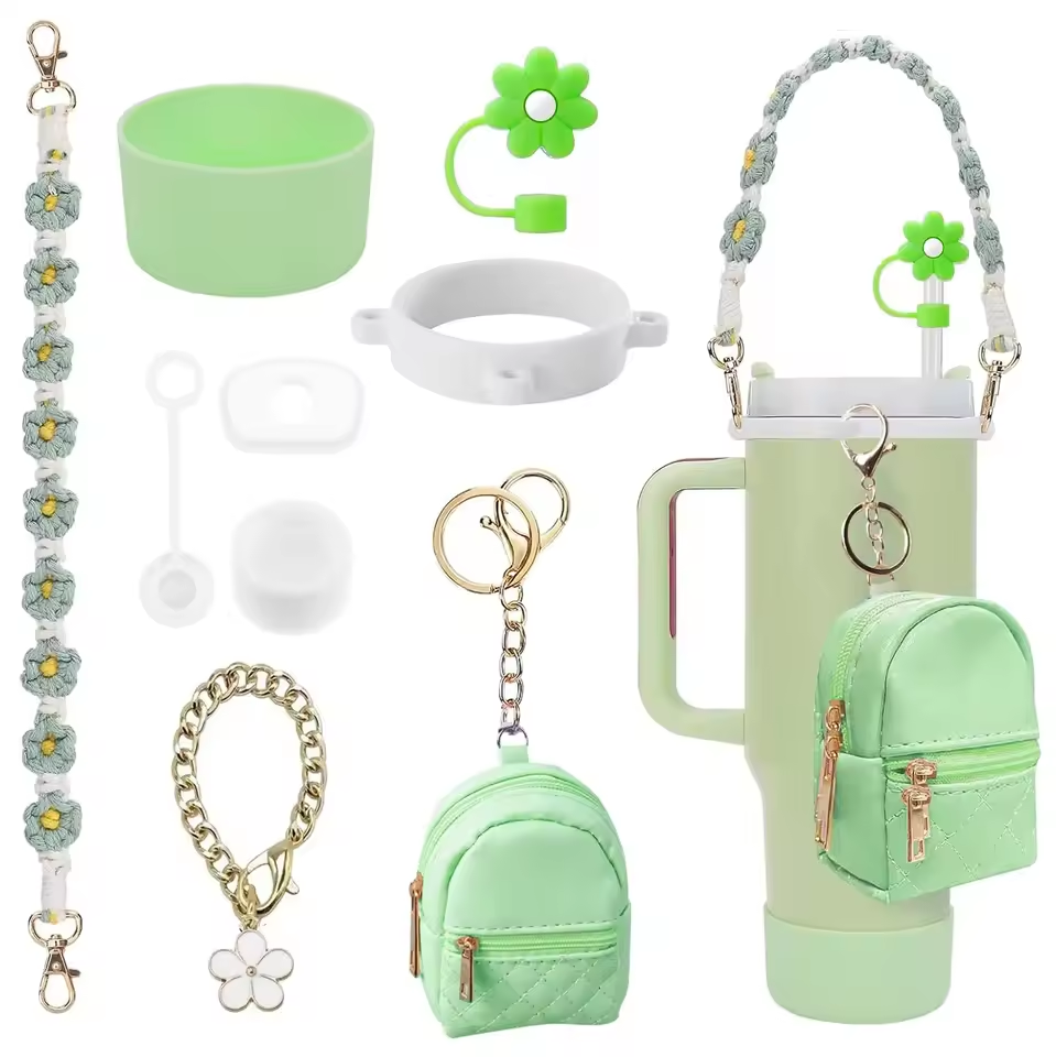 Mini Backpack Tumbler Bottle & Charms Set
