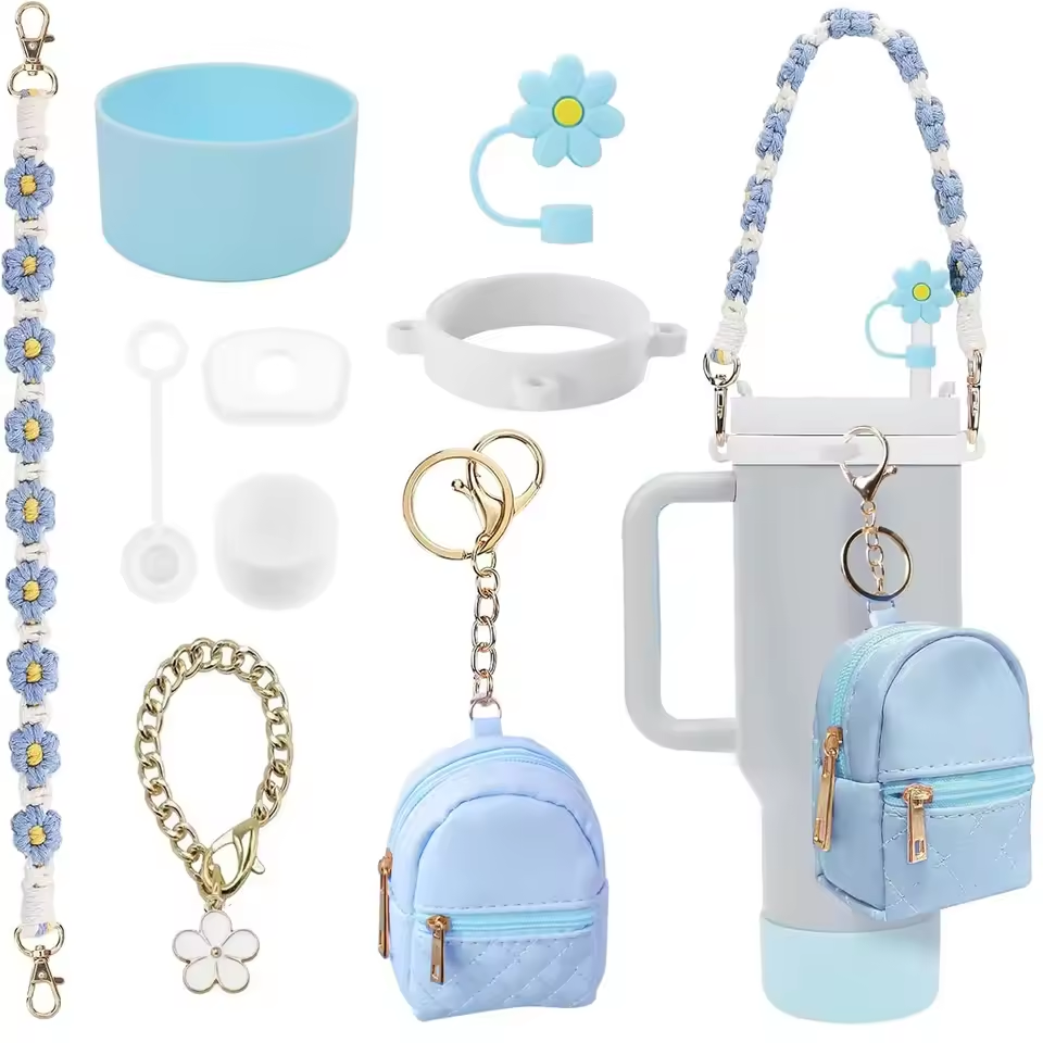 Mini Backpack Tumbler Bottle & Charms Set