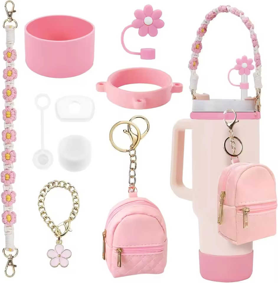 Mini Backpack Tumbler Bottle & Charms Set