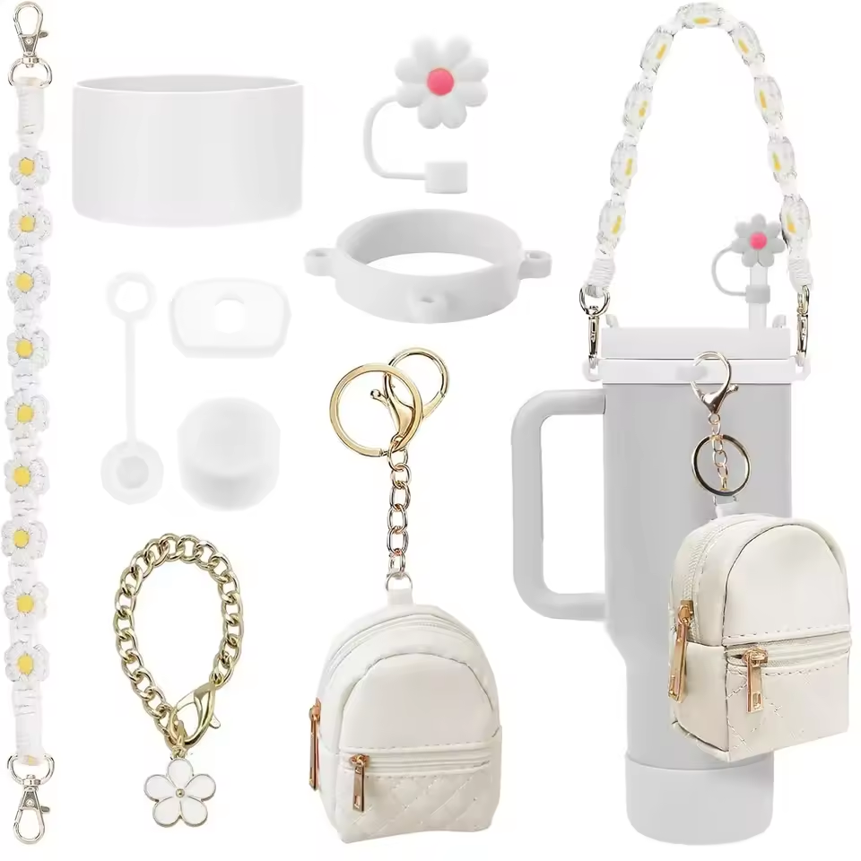 Mini Backpack Tumbler Bottle & Charms Set